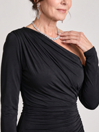 Saskia | One Shoulder Ruched Maxi Dress